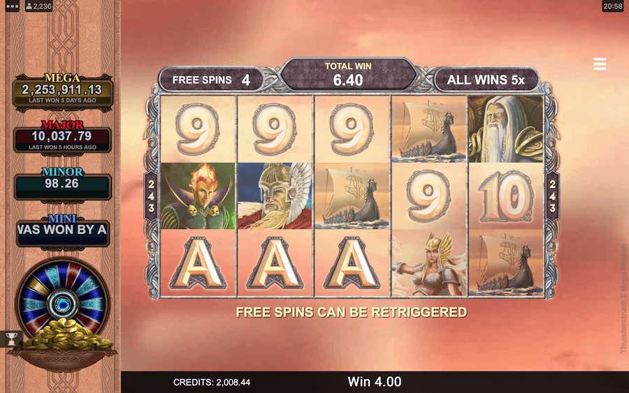 You'll Require 3 Or More Scatter Symbols To Land In View During The Base Game To Trigger The Free Spins Feature On Thunderstruck 2 Mega Moolah Video Slot