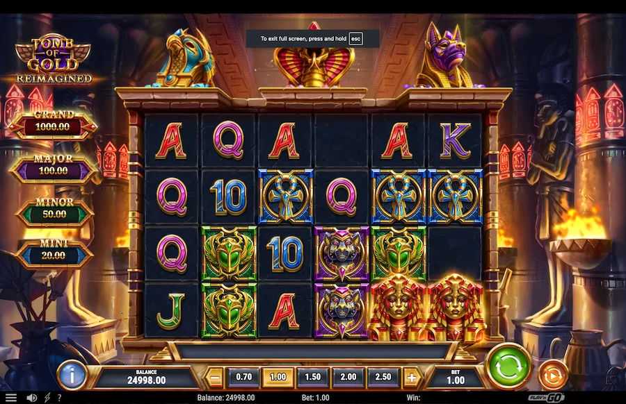 Tomb Of Gold Reimagined Slot Play'n GO