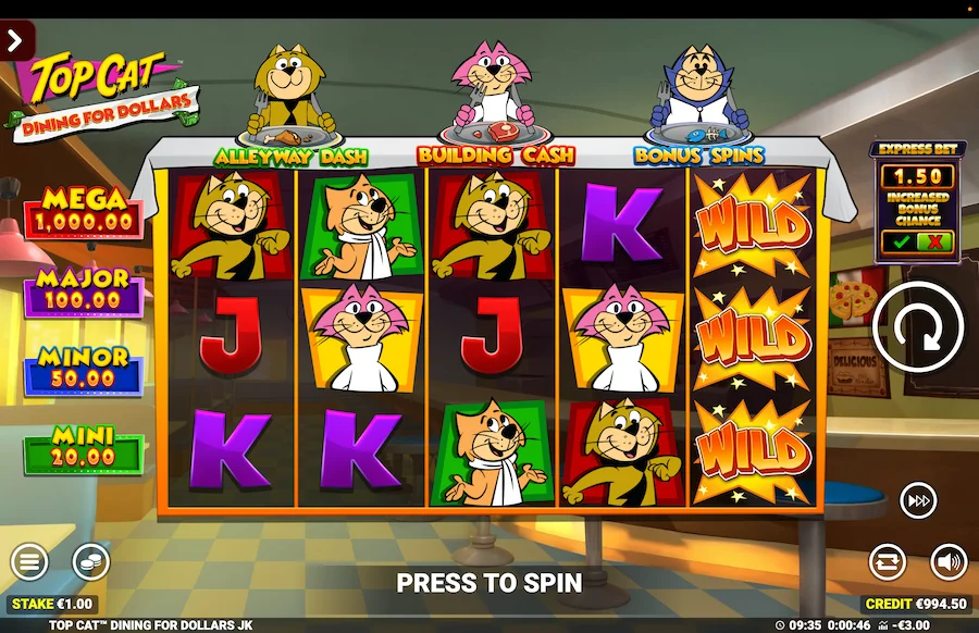 Top Cat Dining For Dollars Gameplay