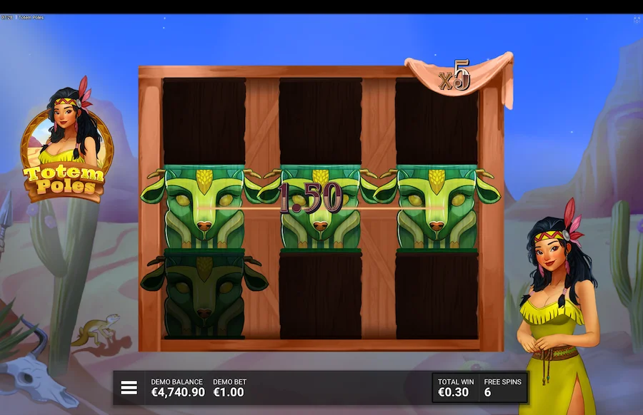 Totem Poles Slot Kitsune Studios