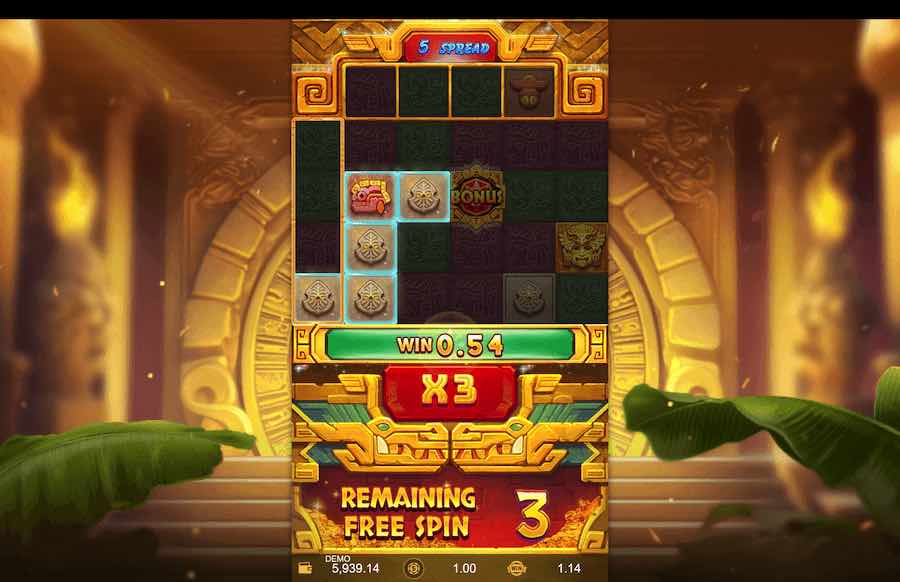 Treasures Of Aztec Z Free Spins Feature