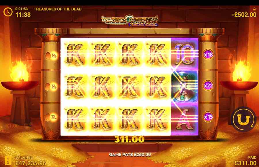 Treasures Of The Dead Slot Free Spins Feature 