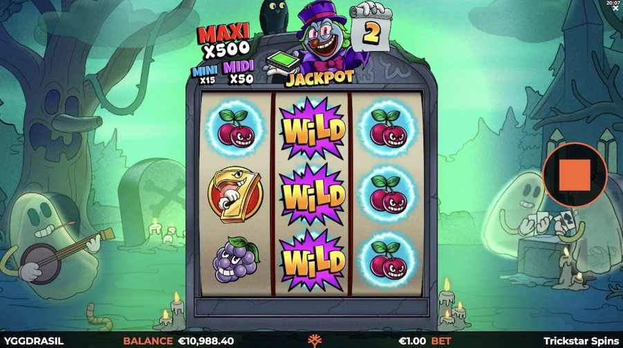 Trickstar Spins Slot Yggdrasil Gaming