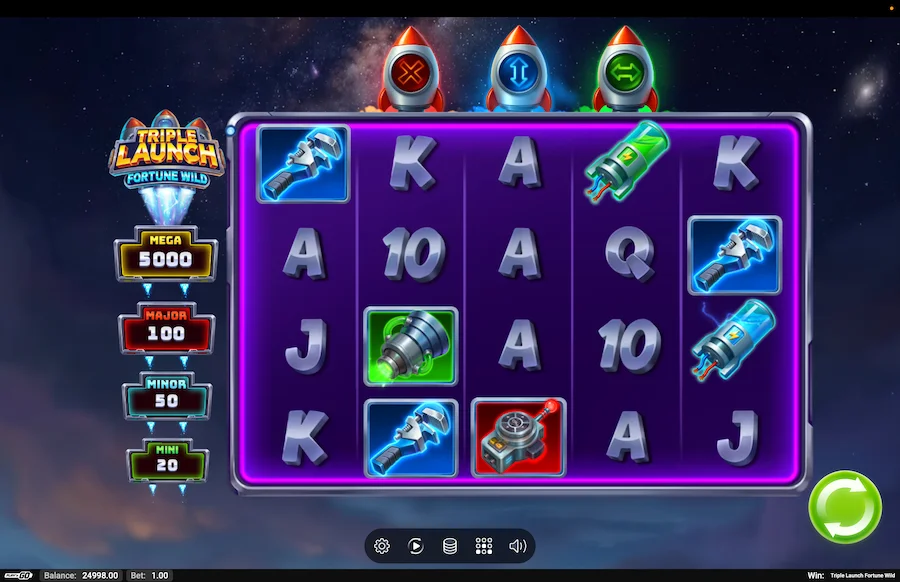 Triple Launch Fortune Wild Gameplay