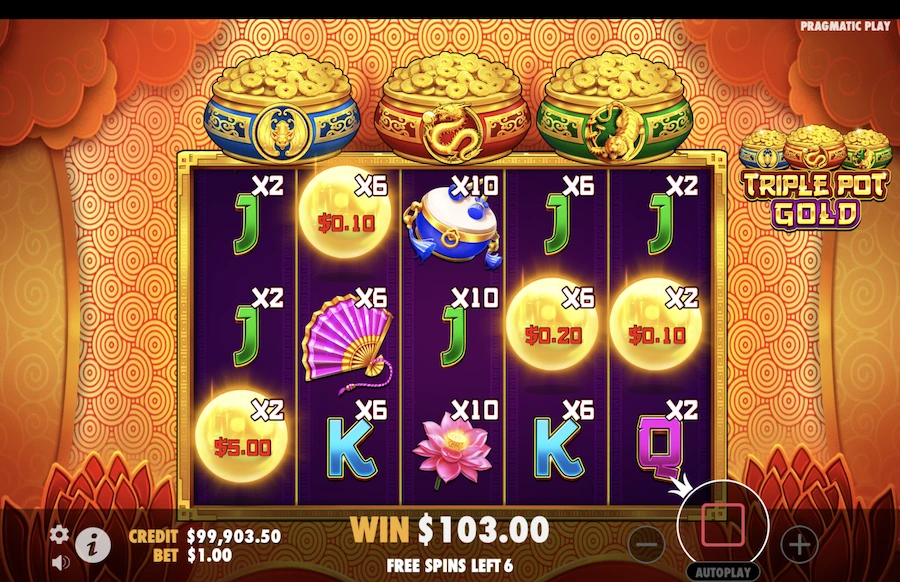 Triple Pot Gold Slot Pragmatic Play