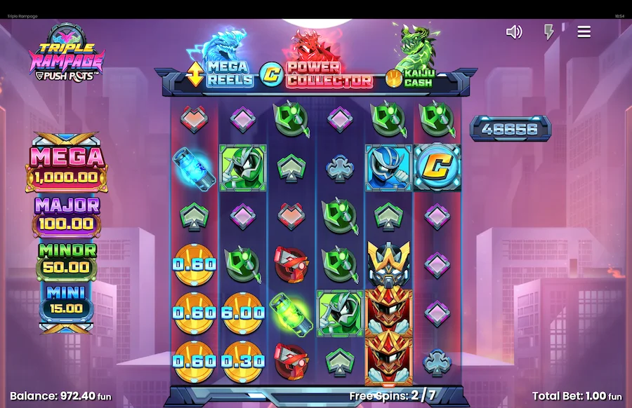 Triple Rampage Slot Push Gaming