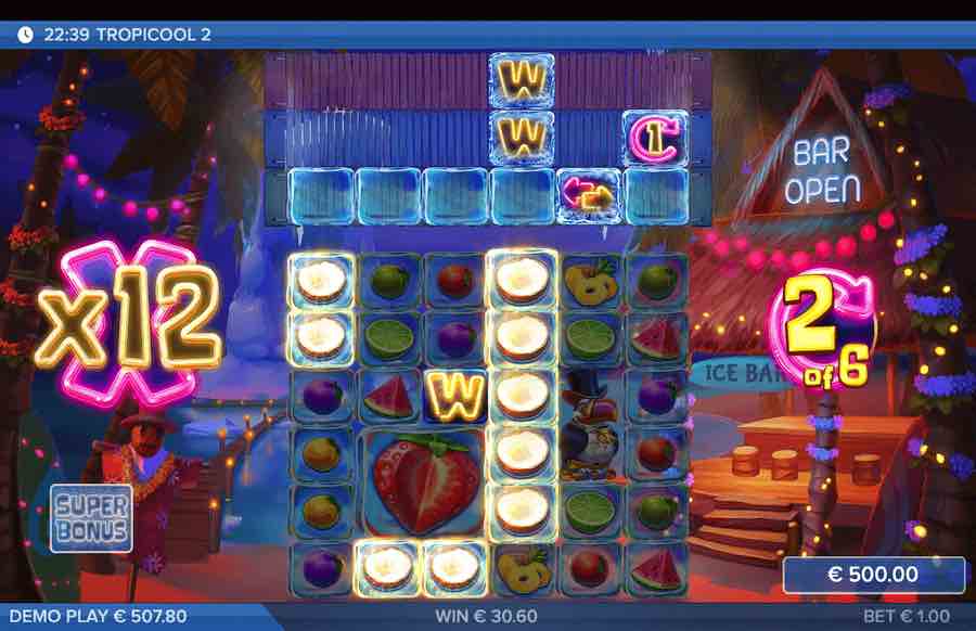 Tropicool 2 Slot Free Spins Feature