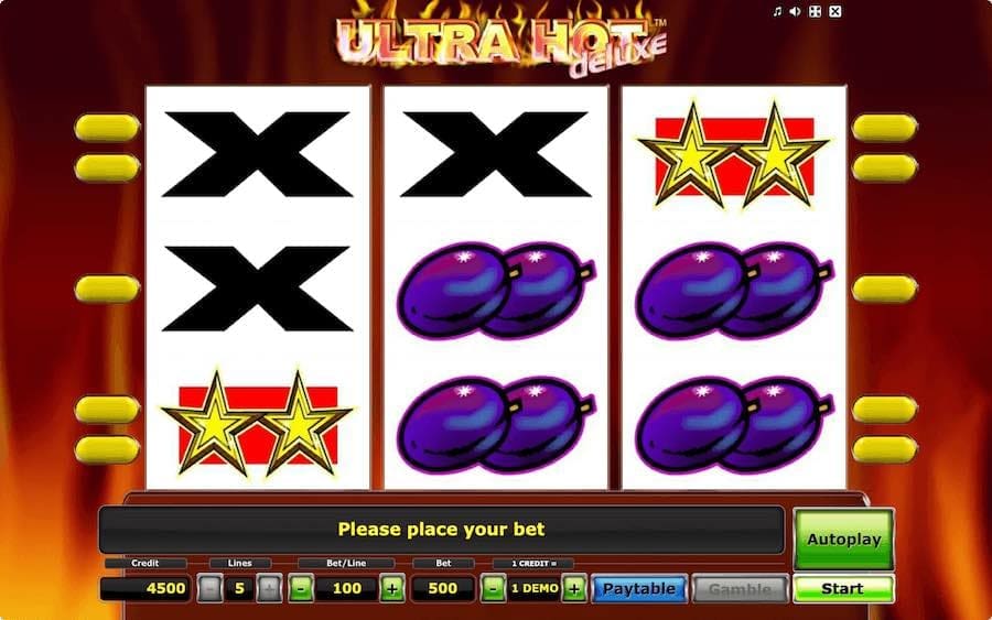 Ultra Hot Deluxe Online Slot Novomatic