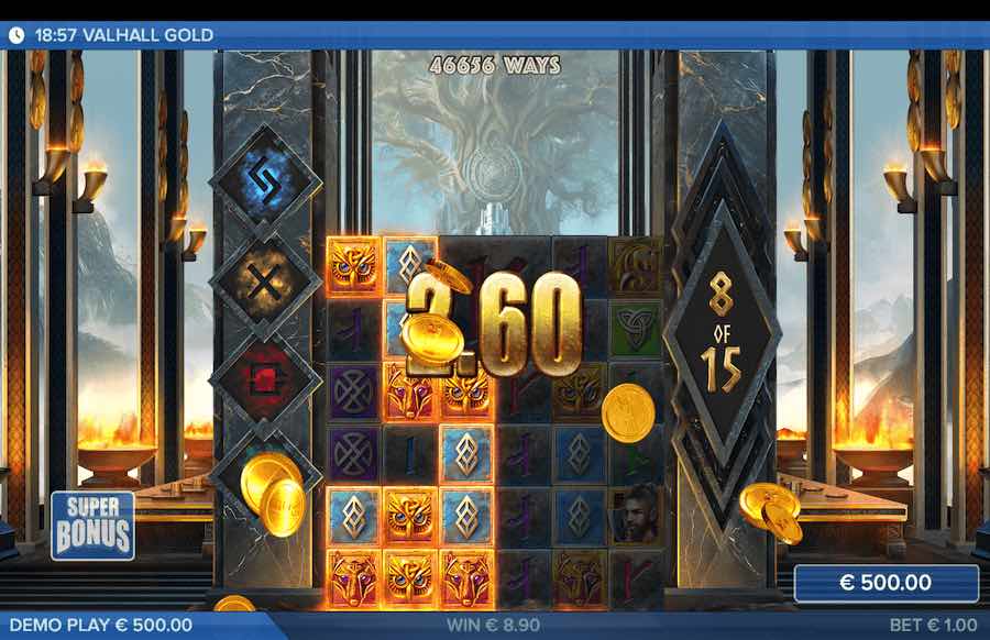 Valhall Gold Free Spins Feature