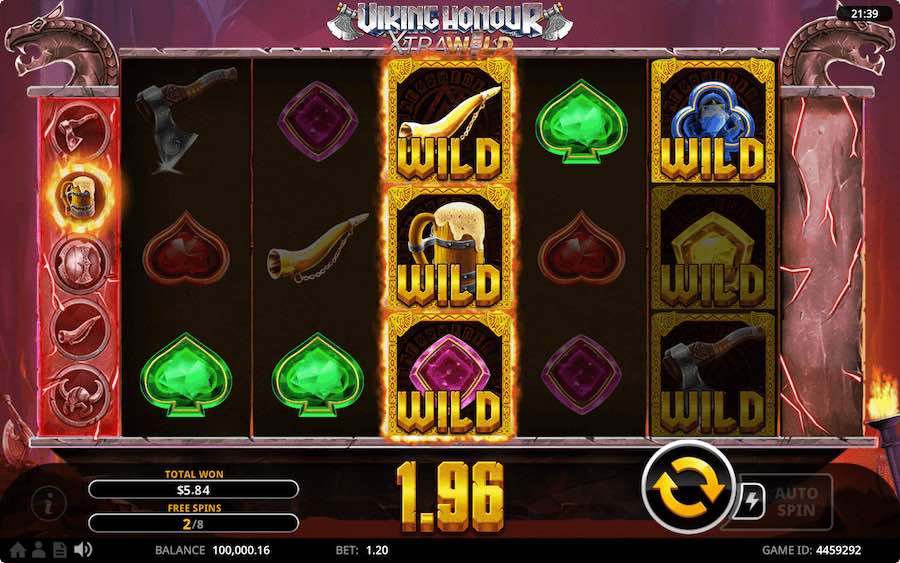 Landing A Minimum Of 3 Scatter Symbols In View During The Base Game On Viking Honour Xtrawilds, Will Trigger The Free Spins Bonus Feature