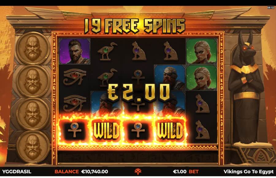 Vikings Go To Egypt Slot Free Spins Feature