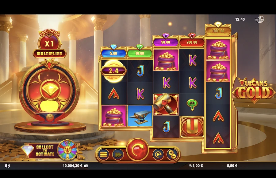 Vulcan's Gold slot Fantasma Games