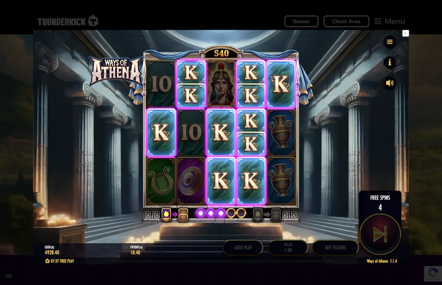 Slot Cara Athena Thunderkick