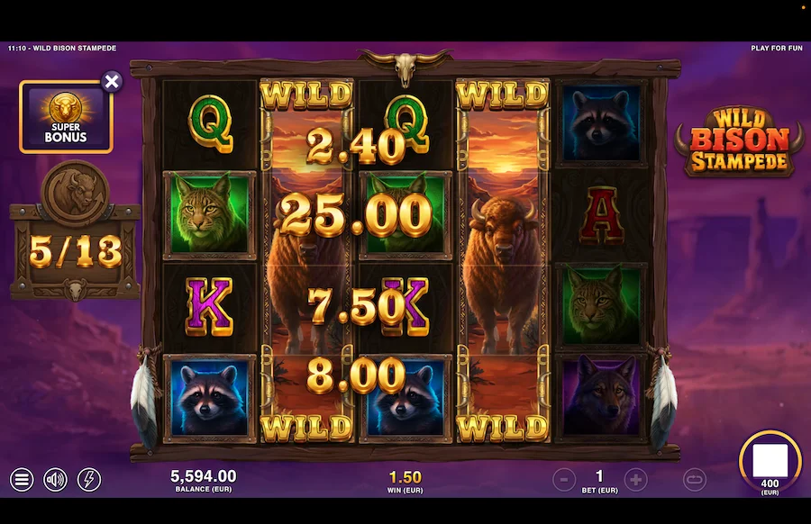 Wild Bison Stampede Gameplay