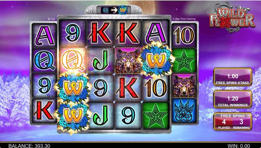 Mainkan Hingga 4 Fitur Putaran Gratis Di Slot Bunga Liar