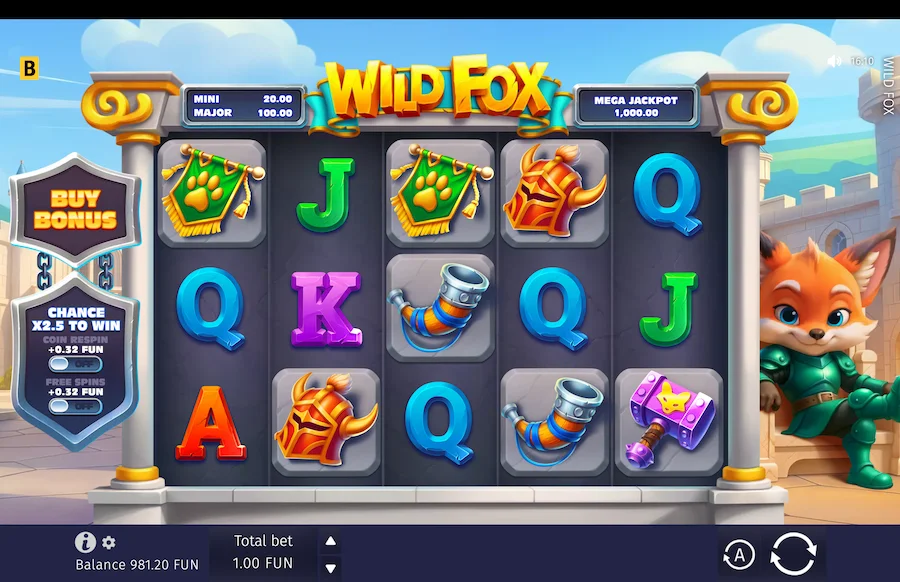 Wild Fox Slot BGaming