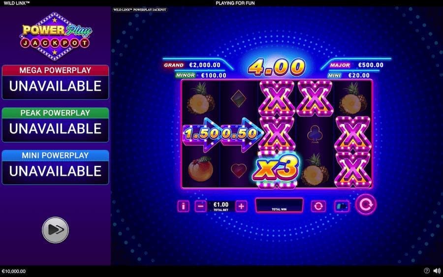 There Are Multiple Bonus Rounds That Can Be Triggered When Playing Wild Linx Powerplay Jackpot Video Slot