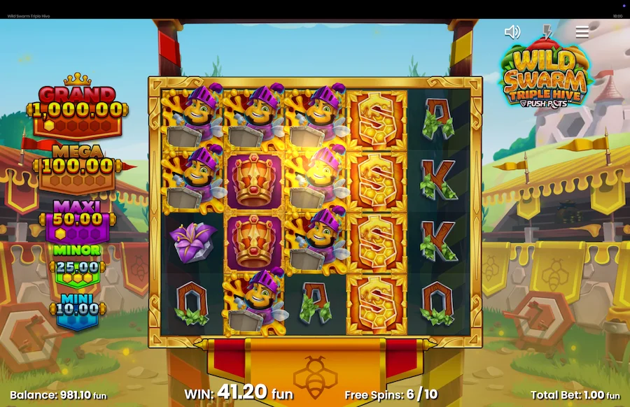 Wild Swarm Triple Hive Slot