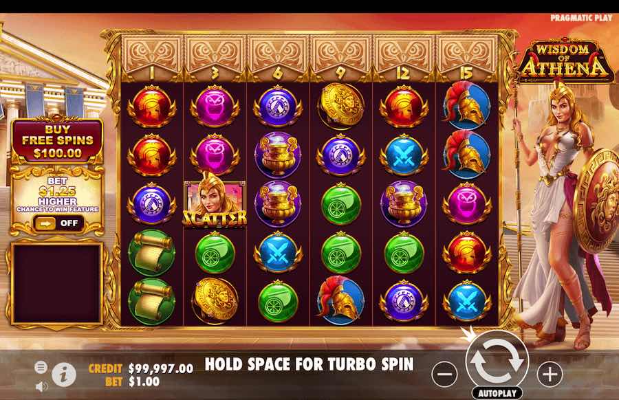 Wisdom Of Athena Slot Base Game