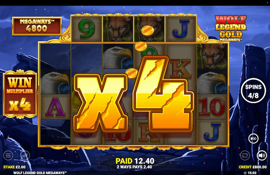 Wolf Legend Gold Megaways Slot Blueprint Gaming