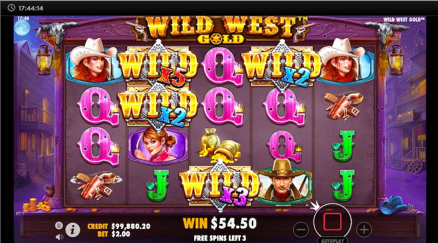 Wild West Gold Free Spins Feature