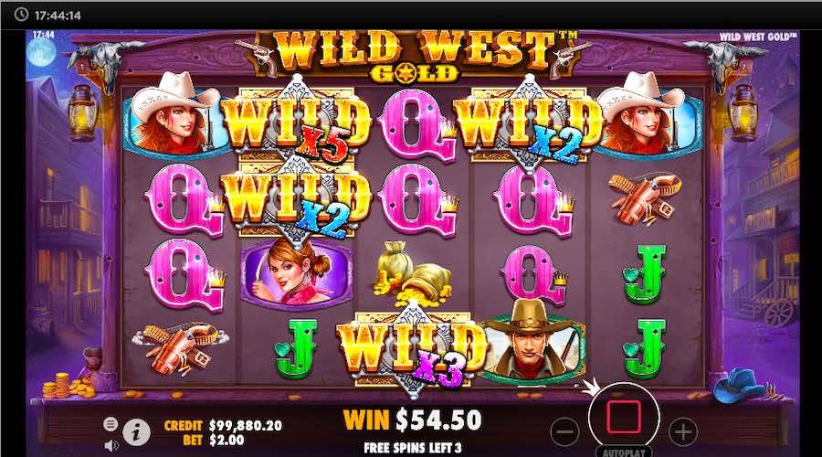 Wild West Gold Free Spins Feature