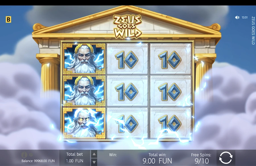 Zeus Goes Wild Slot BGaming