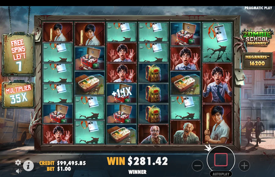 Zombie School Megaways Slot Pragmatic Play